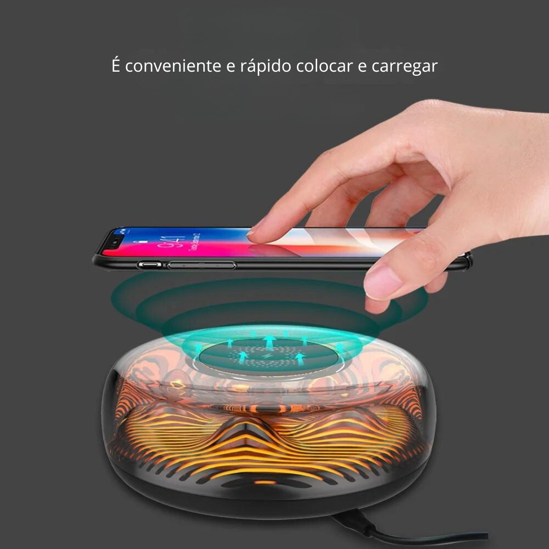 Abajur c/ Carregador Indução