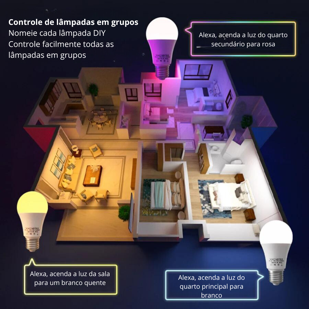 Lâmpada Wifi Led