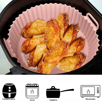 Cesta de Silicone p/ Air Fryer