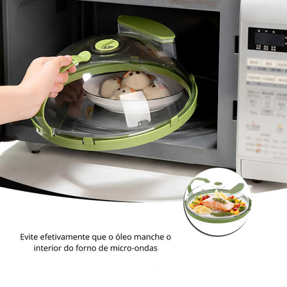 Tampa Micro-ondas Antiressecamento