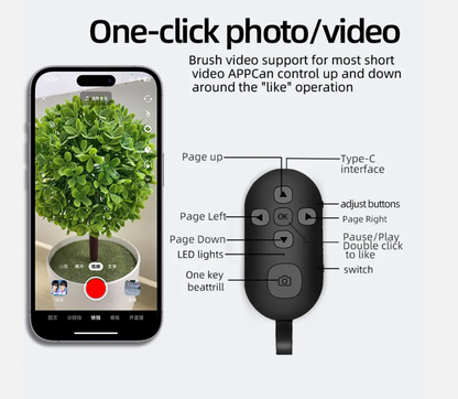 Controle Bluetooth p/ Celular - Fotos e Vídeos
