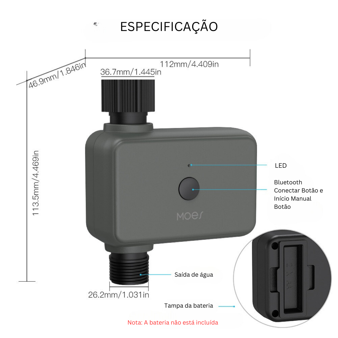 Irrigador para Jardim Automático